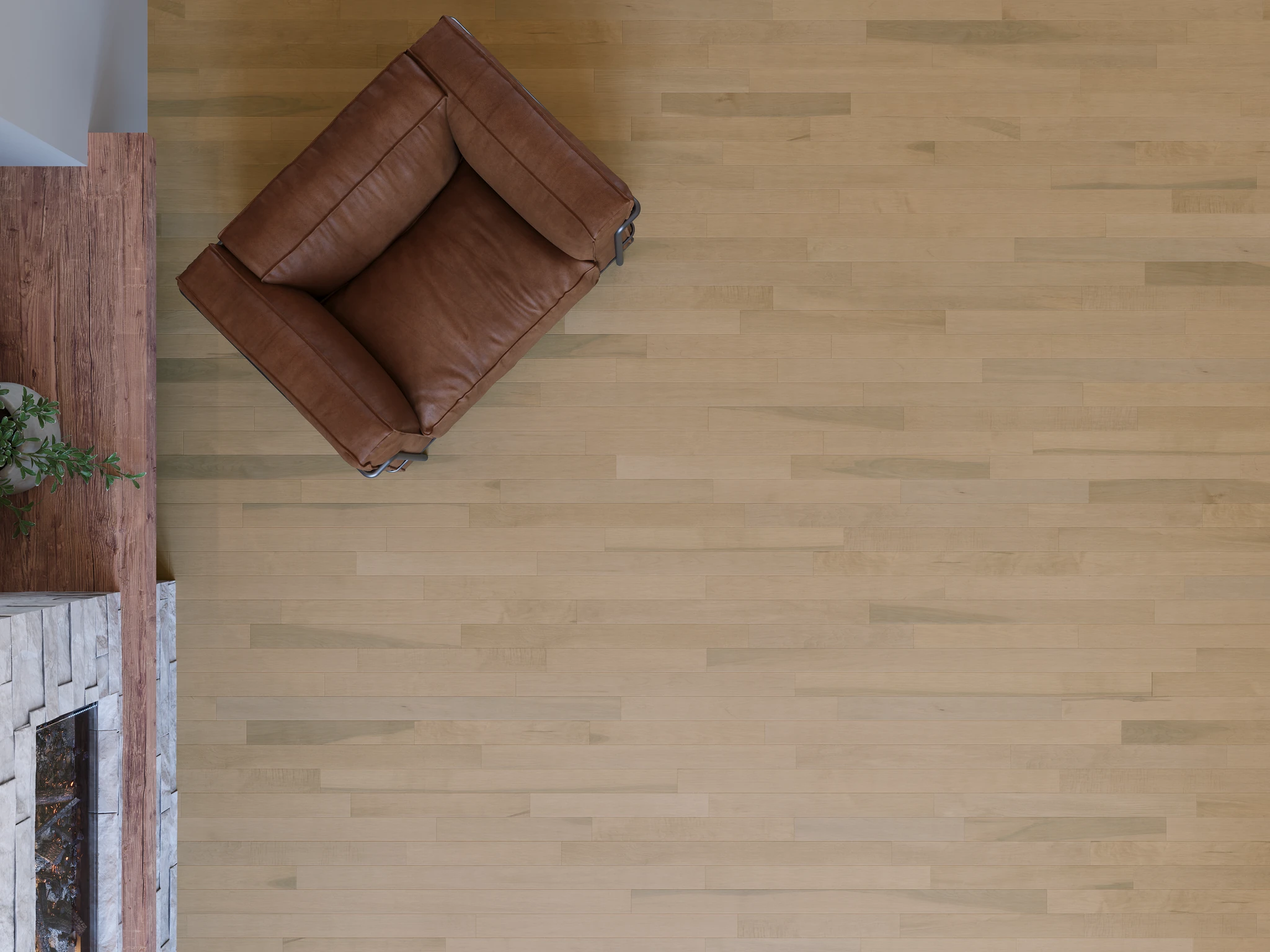 Evasion Matte Silver Maple Wood Floor Flooring visualization by Planchers PG